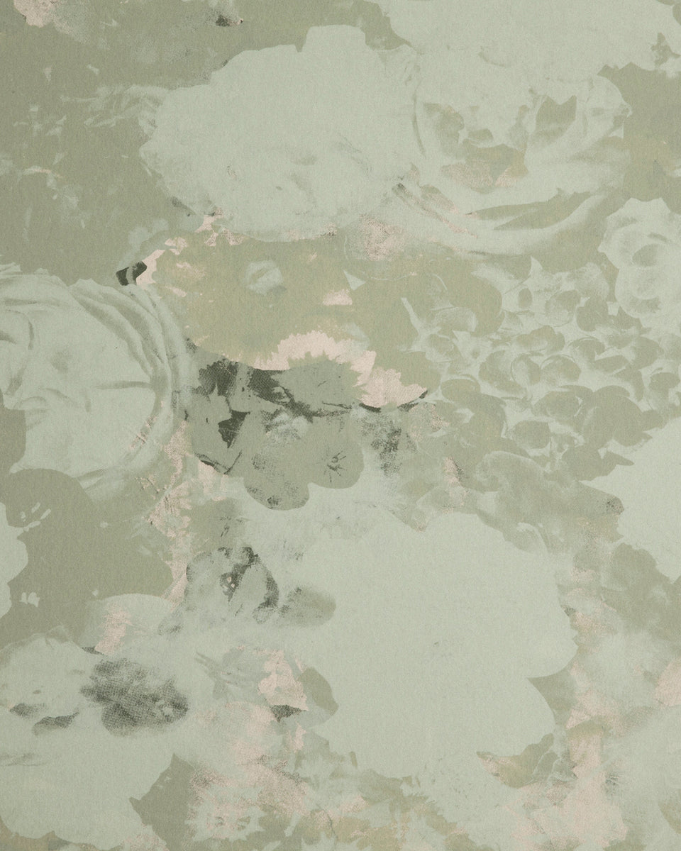 Meadow - Vine Charcoal Wallpaper – Flat Vernacular