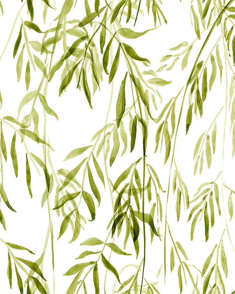 Willow - Commons Green Peel and Stick Wallpaper