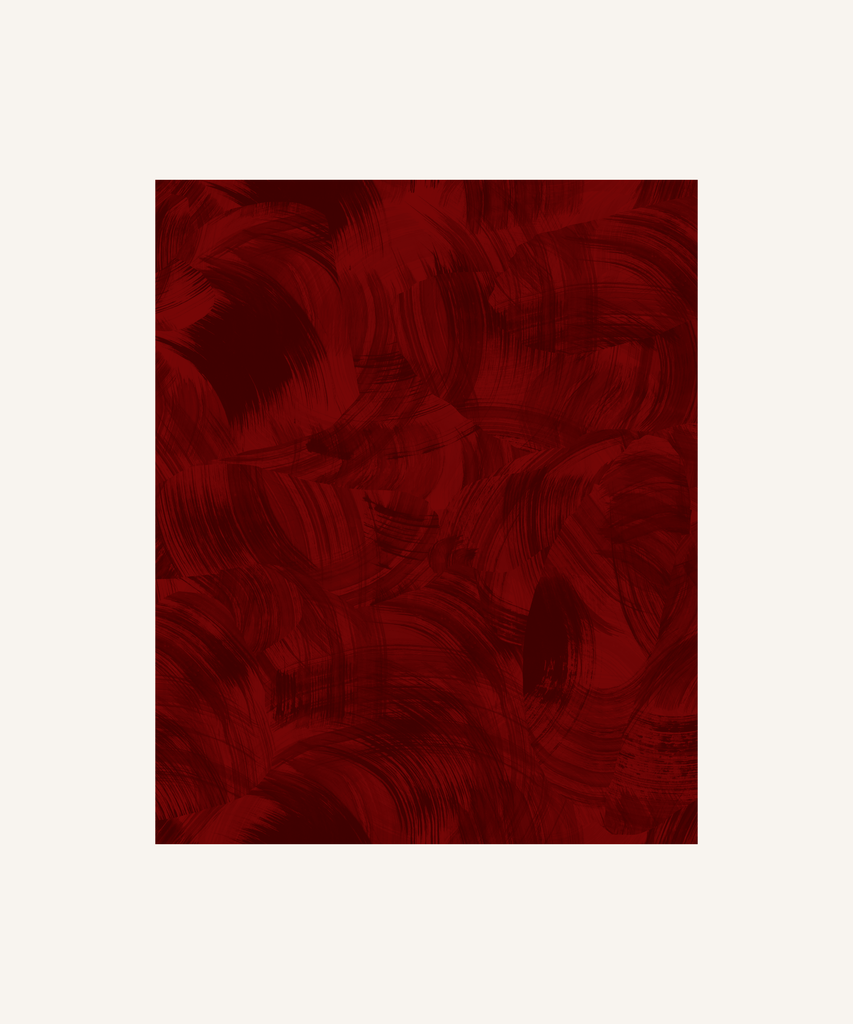 Ruby Brushstroke - Wrapping Paper