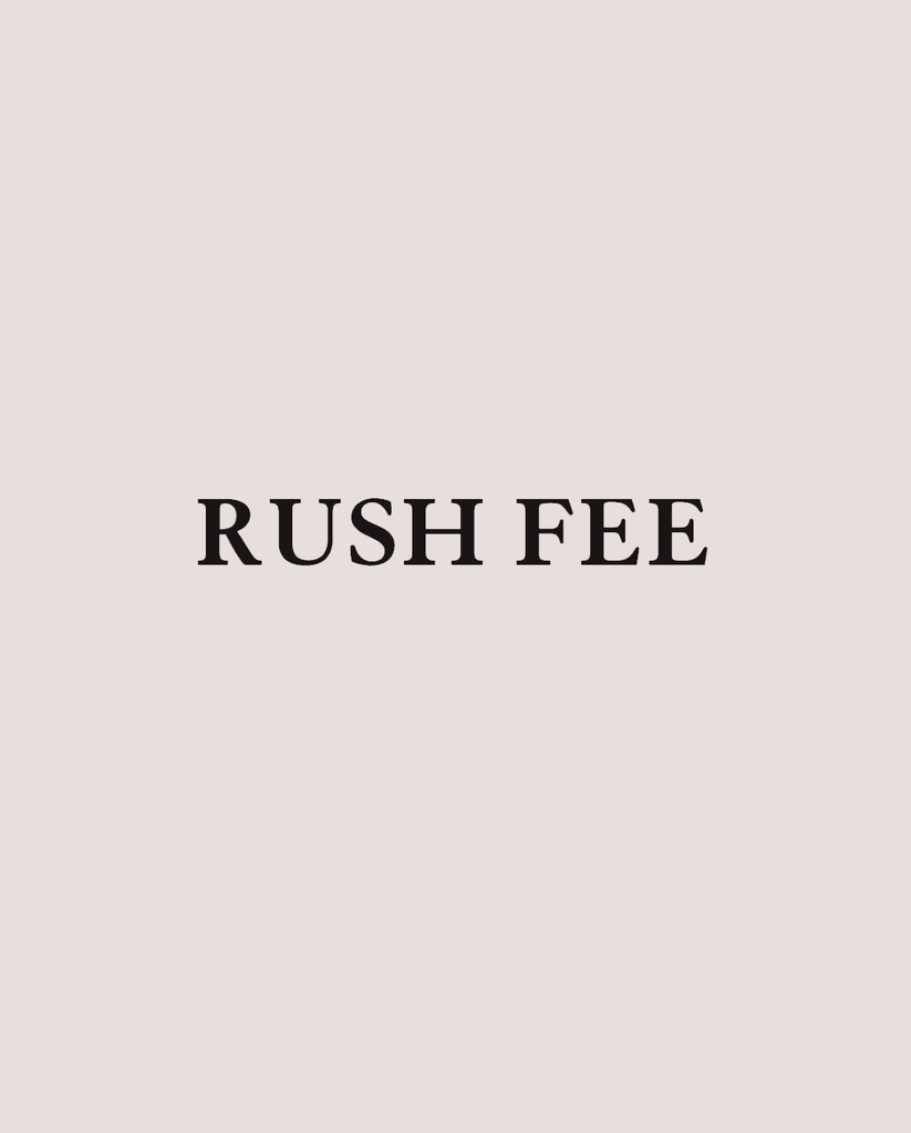Rush Fee: 1 week