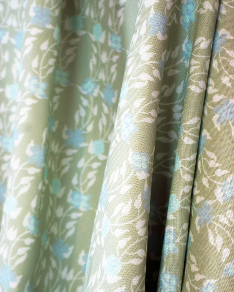 Gertrude - Eucalyptus Fabric