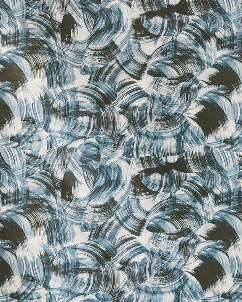 Cascade - Deep Blue Fabric