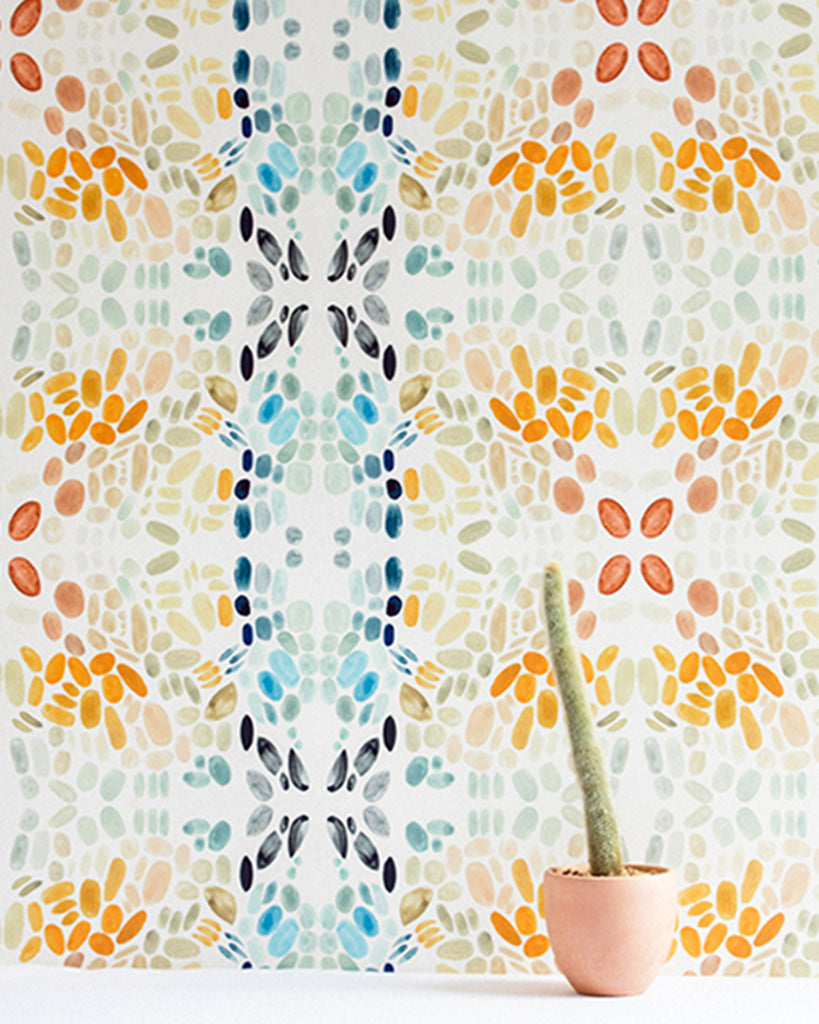 Painted Lady - Sea Sage Wallpaper
