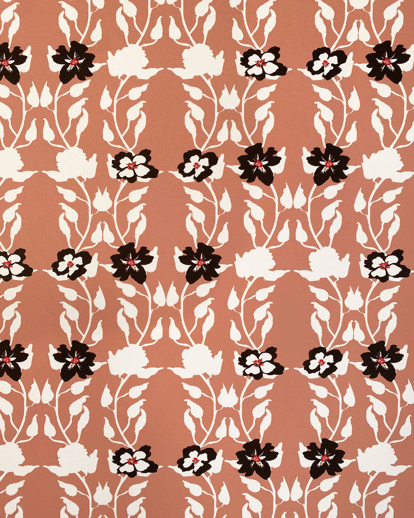 Gertrude - Apricot Wallpaper